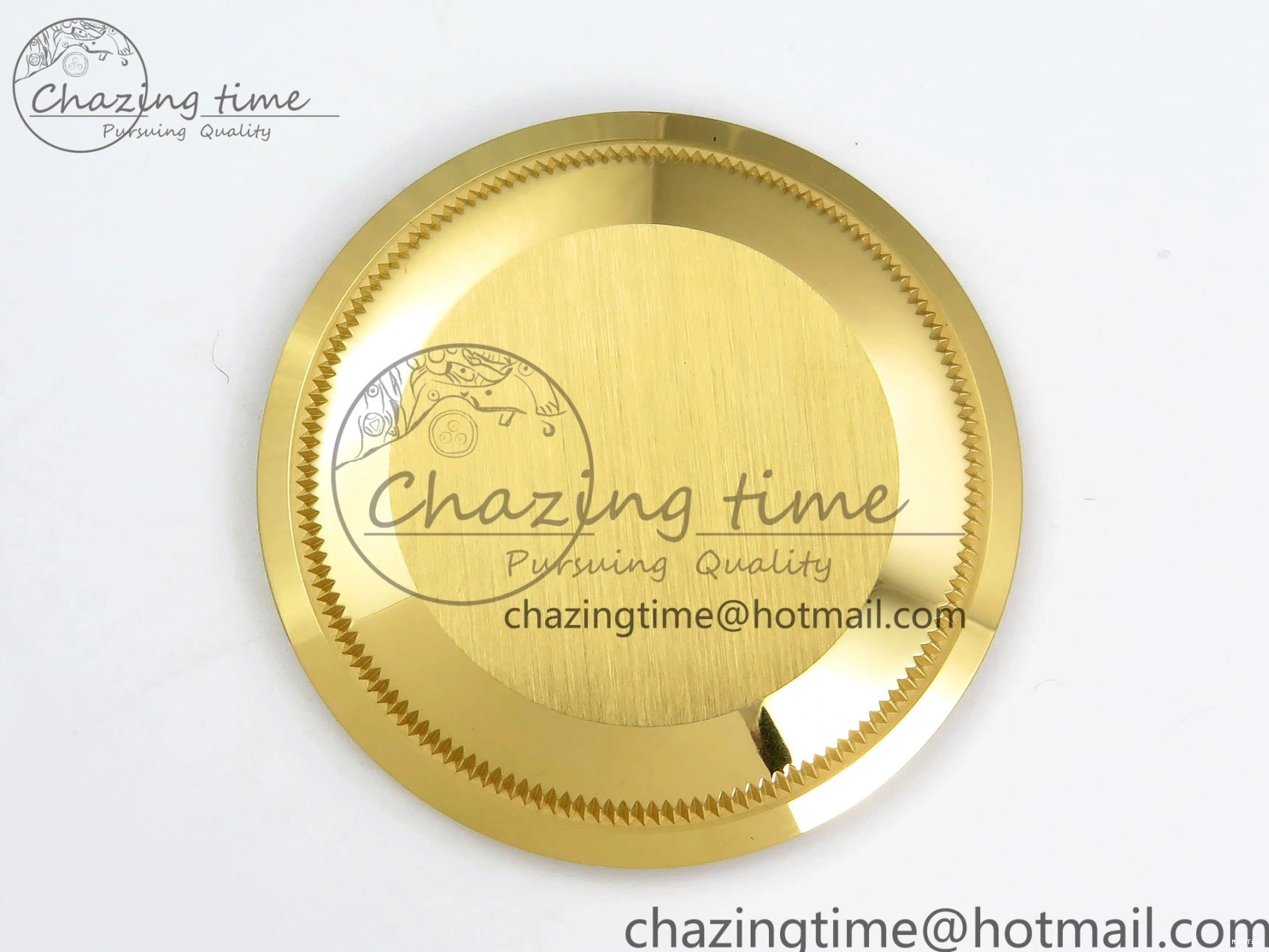 MiroTime 0121 WaterResistant Day Date 36 YG RAF 1:1 Best Edition Brown Oman Dial Diamonds Bezel on YG Bracelet A 1518